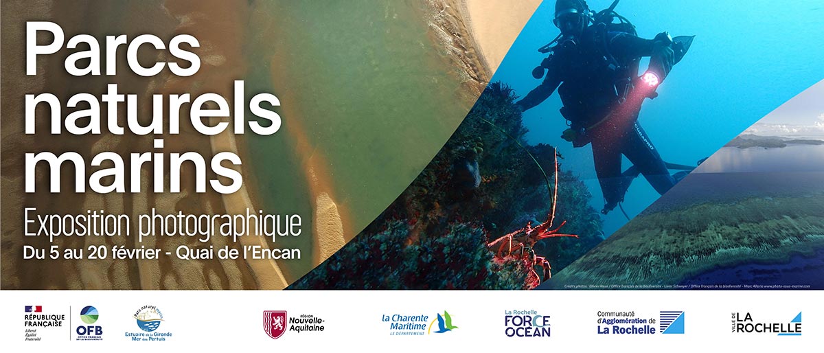 Exposition photographique "Cap vers les 8 parcs naturels marins français"